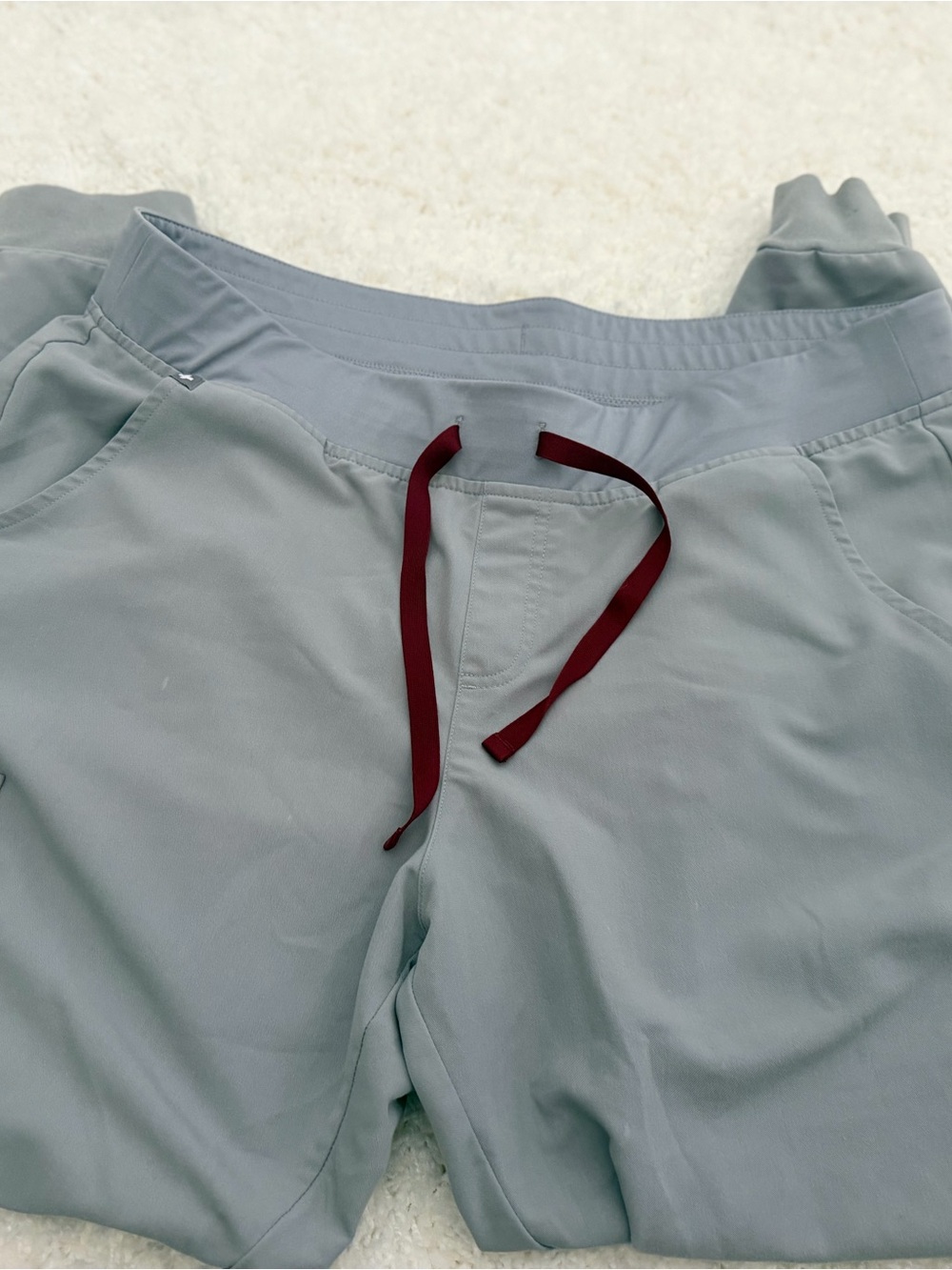 FIGS Zamora Scrub Bottom with Burgundy Tie-Women’s XL